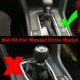 thumbnail image 3 of Xotic Tech Interior Gear Upper Panel Console Side Gear Shift Button Frame Cover Trim Combo Kit , Carbon Fiber Pattern , Compatible with Honda Civic 10th Gen 2016-2021, 3 of 9