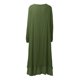 thumbnail image 2 of Vestido largo flojo ocasional de las nuevas mujeres de la manera Vestido largo sólido de Boho MABOTO Verde oscuro/M, 2 of 7