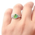 thumbnail image 4 of Anillo cambiante del humor del color redondo de la piedra lunar de la simulación, cr de la moda, 4 of 5
