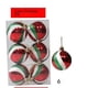 thumbnail image 1 of Bolas decorativas para árboles de Navidad | bola de árbol de forma especial inastillable,Juego de bolas de árbol pintadas de Navidad(G)(6 piezas), 1 of 4