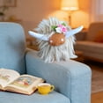 thumbnail image 3 of ICQOVD Highland Cow Plush Decorative Soft Tool Ornament, 3 of 6