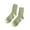 Green, variant on comerut 1 Pair Women Socks Mid-tube High Elasticity Soft Anti-slip Warm Thickened No Odor Casual Anti-shrink Fall Winter Piled Socks