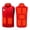 A_ Red, variant on Mwjwdo Unisex Stand Collar Zip Light Christmas Heated Gilet, Eight Thermal Zones Border Santa Print, Cold Block Outer for Lake Walks Red M