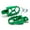 Green, variant on Black Footpegs Foot Rests For KAWASAKI KLR 650 2011-2018 & 2022/ SUZUKI DL 650 V-strom 2004-2020/ DL 1000 V-strom 2002-2006