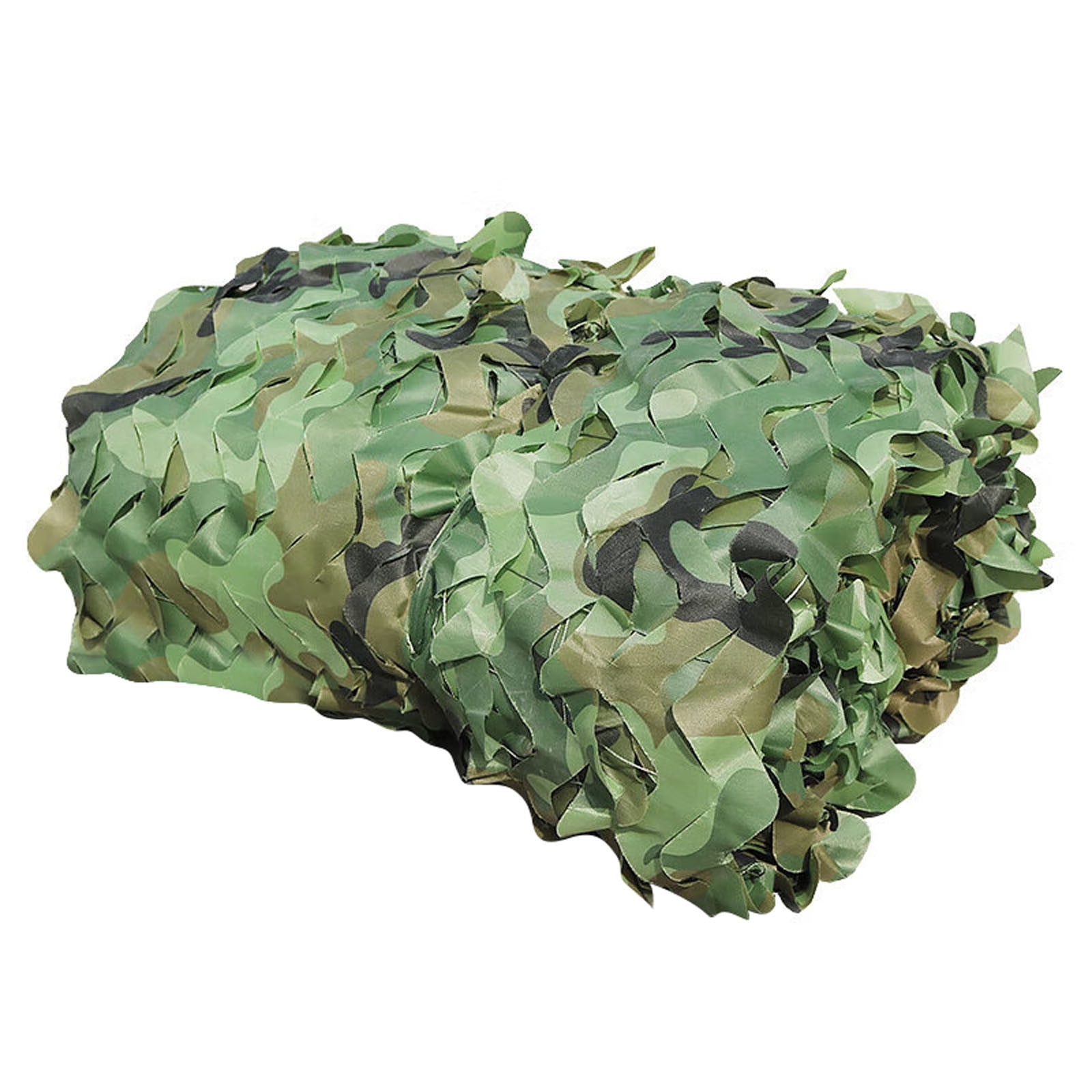 Camouflage Netting Bulk Roll for Hunting Blinds, Camping,Outdoor Cover Woodland Camo Mesh for Sunshade,Ghillie Suit,Party Decor Car Cover Durable Reusable Camouflage Net(157.48*118.11Inch)