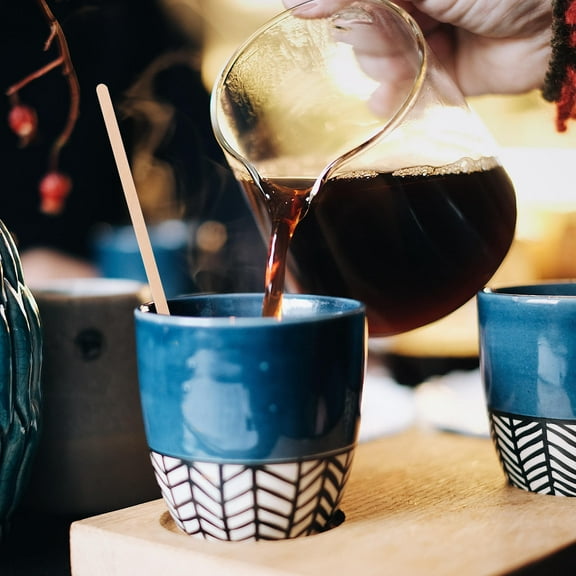 SOPOTUTU Coffee Supplies Wood Mixing Rod Paper 150Pcs