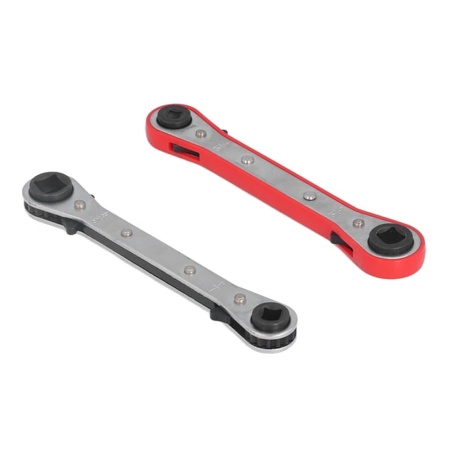 Llave de doble extremo, llave de trinquete de 2 piezas Llave de trinquete doble Llave de servicio de herramienta Meticulosamente diseñada