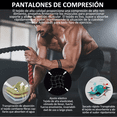 thumbnail image 2 of Kit Lycra Fitness Hombre Transpirable Mallas Correr Deportiva 3p Talla L, 2 of 3