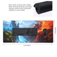 thumbnail image 2 of Xecao Red And Blue Fire Mountains Print Large Mouse Pad, 16x35.5in Mousepad, Professional Non-Slip Rubber Base Big Mouse Pad, Mouse Pad for Gaming & Office Full Desk Mouse Pad, 2 of 9