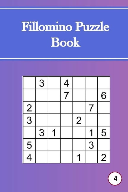 book fillomino puzzle book 4 tricky logic puzzles for