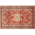 thumbnail image 1 of Ahgly Company Machine Washable Indoor Rectangle Traditional Sand Brown Area Rugs, 4' x 6', 1 of 7