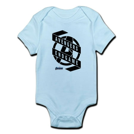 

CafePress - Avengers Endgame Black Logo - Baby Light Bodysuit