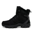 thumbnail image 3 of SKIUHS Men's Snow Boots – Insulated Fleece-Lined High-Top Boots, Non-Slip Winter Outdoor Hiking Boots, 3 of 7