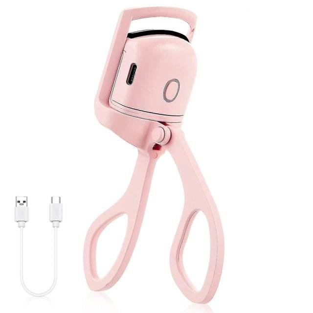 Heated Eyelash Curlers,eyelash Curlers Heated With Usb Rechargeable,electric Eyelash Curlers Natural Curling,2 Heating Modes With Sensing Heating Sili