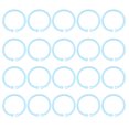 thumbnail image 2 of Book Rings, Textured Elegant Widely Used Plastic Rings Flexible Durable  For Cards For Document For Notebook Pink,Yellow,Green,Blue, 2 of 8