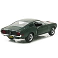 thumbnail image 2 of Greenlight 84041 1 isto 24 1968 Ford Mustang Gt Fastback from Bullitt Movie Diecast Model Car, Green, 2 of 3