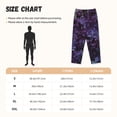 thumbnail image 2 of Cauagu Lilac Pajama Pants for Women Loose Fit Wide Leg Trouser Pants Casual Elastic Waist Drawstring Lounge Pants, 2 of 6