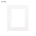 thumbnail image 3 of Uxcell 3.9" x 5.9" Picture Mat, Cut Frame Mattes for 3" x 4.5", White 14 Pack, 3 of 6