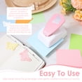 thumbnail image 6 of Ihvewuo Paper Punch Butterfly / Heart Hole Puncher for Scrapbooking DIY Handmade Paper Puncher for Crafts Scrapbook Cards Decoration Zinc Alloy+ABS Colorful, 6 of 11