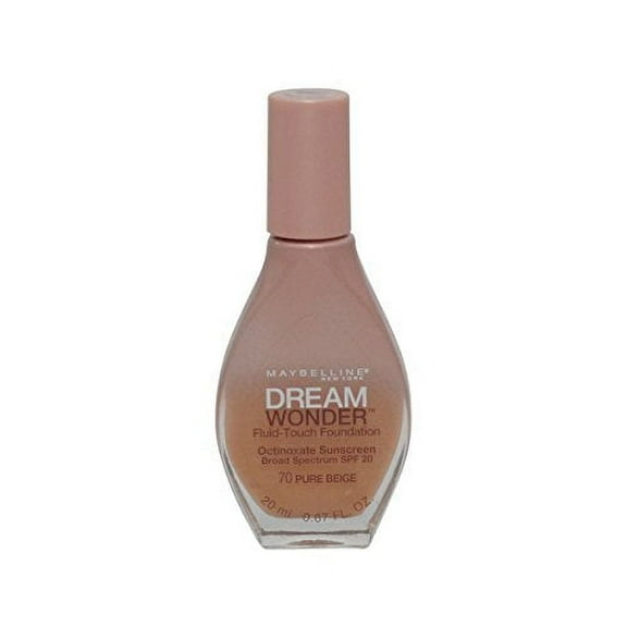 2pc Maybelline Dream Wonder fl-Touch Foundation #70 Pure Beige