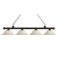 thumbnail image 2 of Z-Lite - Riviera - 4 Light Island/Billiard   Bronze Finish with White Mottle, 2 of 2
