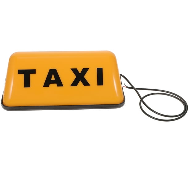 Letrero luminoso para techo de taxi de 12 V, luz para taxi, lámpara decorativa.