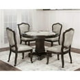 thumbnail image 5 of Bowery Hill 18" Wood Dining Chairs in Distressed Gray (Set of 2), 5 of 6