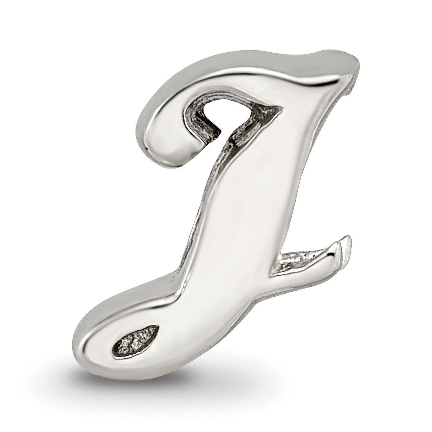 Reflection Beads Sterling Silver Reflections Letter J Script Bead