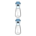 thumbnail image 3 of Billuyoard Botella de aceite de 180ml, recipiente para salsa de soja, aceite de oliva, vinagre, botella para condimentos, aerosol de aceite, azul 2piezas, 3 of 6