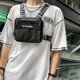 thumbnail image 2 of Moda Pecho Rig Bag Mujeres Hombres Hip Hop Street Chaleco Paquete de chaleco (Negro) Tmvgtek Oficina Multiescena Multifunción, 2 of 9