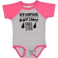 thumbnail image 3 of Inktastic New Hampshire Awesome Since 1788 Boys or Girls Baby Bodysuit, 3 of 5