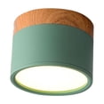 thumbnail image 2 of Luz Descendente LED de Madera Cilíndrica perfecl 12W Verde, 2 of 4