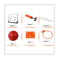 thumbnail image 2 of Mini Basketball Hoop,Interior Mini Basketball Set Hanging on the Door,With a Ball and Pump,Sports Set, 2 of 5