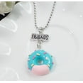 thumbnail image 3 of 3 collares para mejores amigos con colgante de helado de donuts, collares de amistad BFF para 3 niñas, cumpleaños, amigas, hermanas, regalos de joyería (mejor amigo para siempre), 3 of 5
