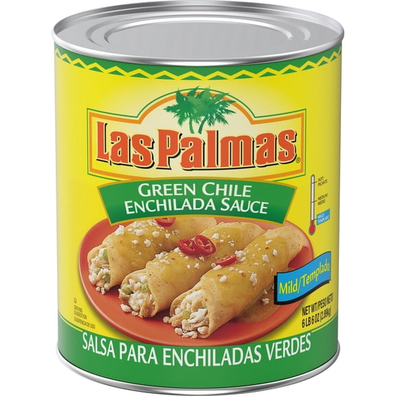 Las Palmas Mild Green Chile Enchilada Sauce, Kosher, 102 oz