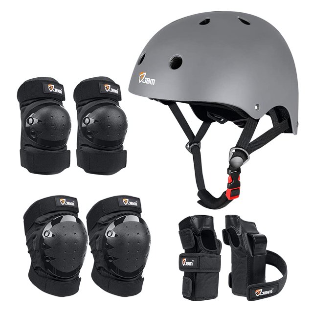 Set de equipo de protección JBM para adultos y niños para principiantes en patinaje