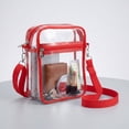 thumbnail image 6 of Clear Crossbody Purse Bag Bulk Stadium Approved 8"x 5.9" PVC Purse Bag with Strap for Travel Stadium Concerts Festival, 6 of 7