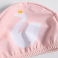 thumbnail image 5 of Little Toddler Girls Rash Guard One Piece Flamingo Swimsuit with Swim Cap, 5 of 5
