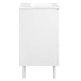 thumbnail image 3 of Calla 24" Perforated Metal Bathroom Vanity in White White, 3 of 11