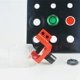thumbnail image 3 of Industrial-Grade PC Plastic Emergency Stop Button Lockout Cover with Secure Locking Mechanism – Prevents Accidental Activation, Fits Various Switch Sizes, Ideal for Mushroom Head Buttons, Knobs &, 3 of 6