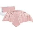 thumbnail image 7 of Chezmoi Collection Rose Quartz Down Alternative Comforter King - 3-Piece All Seasons Lightweight Comforter Set - Microfiber Comforter Duvet Insert with Corner Tabs, 7 of 7