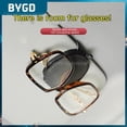 thumbnail image 1 of Portable Car Glasses Case Cowhide Material Universal Sunglasses Bracket Multi-function Car Sunglasses Frame Durable Creative07China He Qiyong unisex, 1 of 1