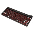 thumbnail image 4 of Kit de teclado mecánico de 61 teclas, interruptor de retroiluminación RGB, Kit de teclado mecánico para juegos personalizado de intercambio en caliente, color negro, 4 of 14