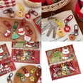 thumbnail image 2 of 5PCS Christmas Themed Keychain Cartoon CarKey Hangings Christmas Tree Decoration Holiday Home Decors Kids Christmas Gift, 2 of 5