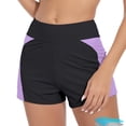 thumbnail image 2 of Womens Swim Shorts Bathing Suits Bottoms Swimsuit Bottoms Purple 2XL, 2 of 5
