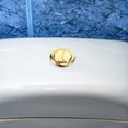 thumbnail image 2 of Dual Flush Toilet Button, Round Water Tank Push Button, Replacement Kit (Golden), 2 of 4