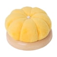 thumbnail image 4 of Abbracc Pumpkin Pin Cushion Compact Accessory Pincushion for Office Embroidery Table Yellow, 4 of 9