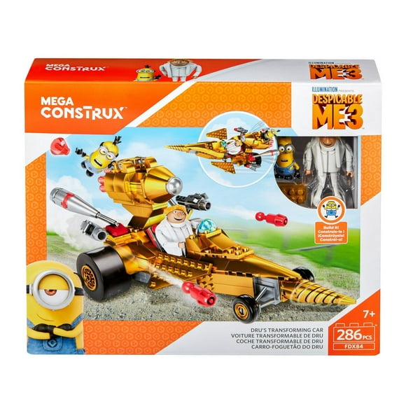 Mega Construx Despicable Me 3 Dru's Transforming Car Building Set