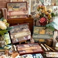 thumbnail image 2 of 222 Pcs Scrapbooking Kit With Tape Stickers Notebook Tags Tweezers Journaling Gift Box Decor Materials, 2 of 7