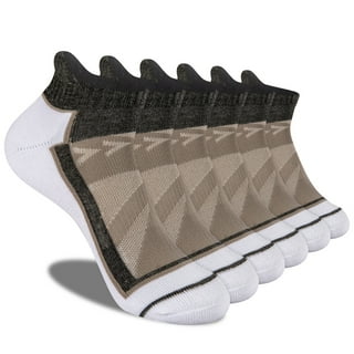 Wukang 7 Pairs Ankle Compression Socks for Men Women Athletic